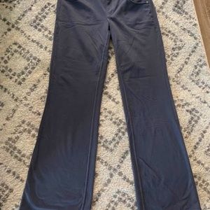 Athleta Grey Straight Leg Pants Small